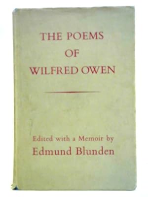 Image du vendeur pour The Poems Of Wilfred Owen mis en vente par World of Rare Books