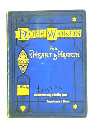 Bild des Verkufers fr Home Words for Heart and Hearth 1888 zum Verkauf von World of Rare Books