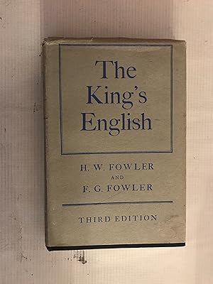 Seller image for The King's English for sale by Beach Hut Books