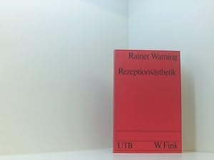 Seller image for Rezeptionssthetik. Theorie und Praxis (UTB 303) for sale by Book Broker