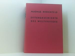 Imagen del vendedor de Sittengeschichte des Ersten Weltkrieges. a la venta por Book Broker