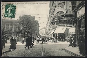 Carte postale Toulouse, Rue Lafayette, Magasins Au Gaspillage