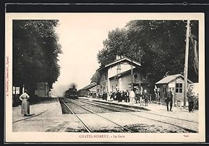 Ansichtskarte Chatel-Nomexy, La Gare, Bahnhof