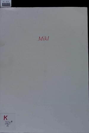 Seller image for Josef Mikl - Groe und kleine Bilder. 7.3.- 29. 3. 1992 for sale by Antiquariat Bookfarm