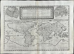 Image du vendeur pour Map of the World on Marinus of Tyre's Projection (Totius Orbis Cogniti Universalis Descriptio) mis en vente par Trillium Antique Prints & Rare Books