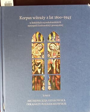 Bild des Verkufers fr Archidiecezja krakowska, Dekanaty pozakrakowskie. 2. Bd zum Verkauf von Antiquariat Bookfarm