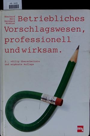 Seller image for Betriebliches Vorschlagswesen. for sale by Antiquariat Bookfarm