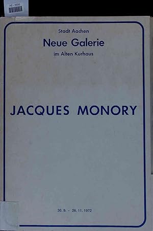 Image du vendeur pour Jacques Monory. 30. 9. - 26. 11. 1972 mis en vente par Antiquariat Bookfarm