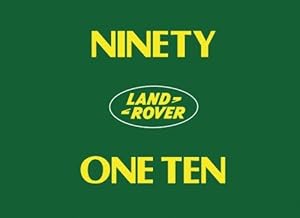 Seller image for LAND ROVER NINETY ONE TEN: LSM0054 HB (Edition 7). (Official Handbooks) for sale by WeBuyBooks