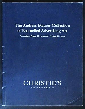 The Andreas Maurer Collection of Enamelled Advertising Art