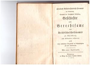 Christoph Wilhelm Friedrich Stromers von Reichenbach, Senators der Reichsstadt Nürnberg, GESCHICH...