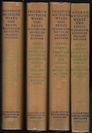 Briefe Band 1-4 (= Werke und Briefe - Historisch-kritische Gesamtausgabe. Herausgegeben von Wilhe...