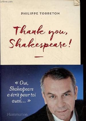 Bild des Verkufers fr Thank you, Shakespeare ! zum Verkauf von Le-Livre
