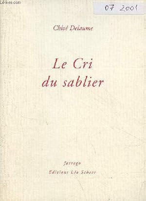 Le cri du sablier - dédicace de l'auteur.