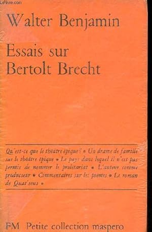 Essais sur Bertolt Brecht - Petite collection maspero n°39.