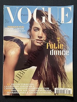 VOGUE PARIS-N°828-JUIN ET JUILLET 2002-JESSICA MILLER