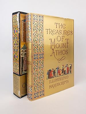 Seller image for THE TREASURES OF MOUNT ATHOS : ILLUMINATED MANUSCRIPTS : MINATURES, HEADPIECES, INITIAL LETTERS. VOLUME II: THE MONASTERIES OF IVERON, ST. PANTELEIMON, ESPHIGMENOU, AND CHILANDARI for sale by Second Story Books, ABAA