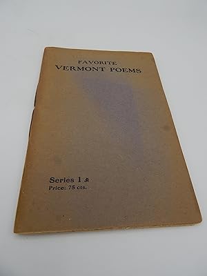 Seller image for Favorite Vermont Poems, Series 1 for sale by Lee Madden, Book Dealer