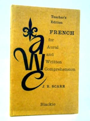 Seller image for French for Aural and Written Comprehension for sale by World of Rare Books