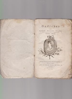 Seller image for Gedichte von Gotthold Friedrich Studlin. Erster Band. ( Erstausgabe / SEHR SELTEN ). for sale by Fundus-Online GbR Borkert Schwarz Zerfa