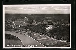 Bild des Verkufers fr Ansichtskarte Donaustauf, Walhalla, Fliegeraufnahme zum Verkauf von Bartko-Reher