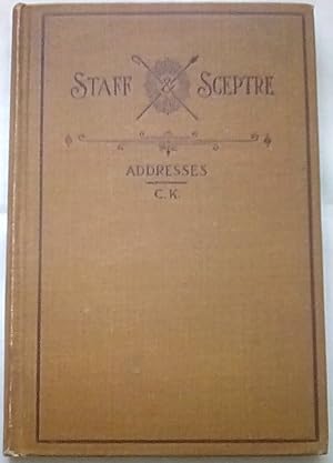 Imagen del vendedor de Staff and Sceptre: Six Addresses on Some of the Principal Scenes in the Life of David a la venta por P Peterson Bookseller