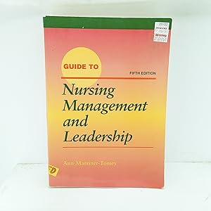 Imagen del vendedor de Guide to Nursing Management and Leadership a la venta por Cat On The Shelf