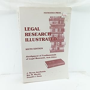 Seller image for Legal Research Illustrated for sale by Cat On The Shelf