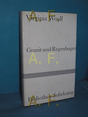 Bild des Verkufers fr Granit und Regenbogen : Essays (Bibliothek Suhrkamp Band 59) zum Verkauf von Antiquarische Fundgrube e.U.