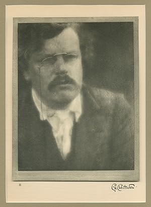 Bild des Verkufers fr Photogravure Portrait of G.K. Chesterton zum Verkauf von Between the Covers-Rare Books, Inc. ABAA