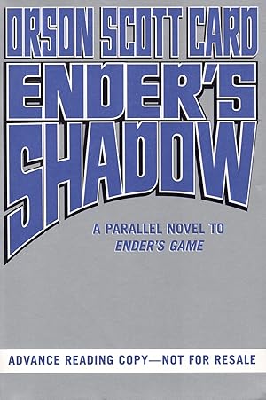 Image du vendeur pour Ender's Shadow mis en vente par Ken Sanders Rare Books, ABAA