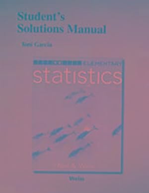 Image du vendeur pour Student Solutions Manual for Elementary Statistics : Stud Solu Manu Elem Sta SSP_9 mis en vente par AHA-BUCH GmbH