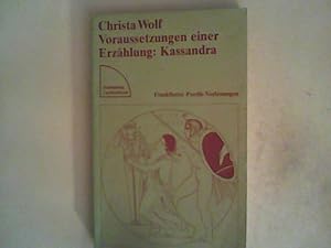 Bild des Verkufers fr Voraussetzungen einer Erzhlung: Kassandra zum Verkauf von ANTIQUARIAT FRDEBUCH Inh.Michael Simon