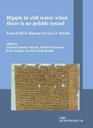 Immagine del venditore per Ripple in Still Water When There Is No Pebble Tossed : Festschrift in Honour of Cary J. Martin venduto da GreatBookPricesUK