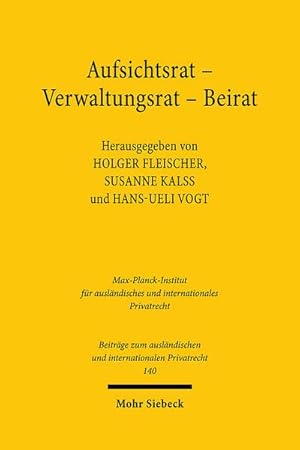 Bild des Verkufers fr Aufsichtsrat - Verwaltungsrat - Beirat zum Verkauf von BuchWeltWeit Ludwig Meier e.K.