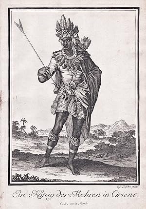 "Ein König der Mohren in Orient" - Africa Afrika König king Trachten costumes