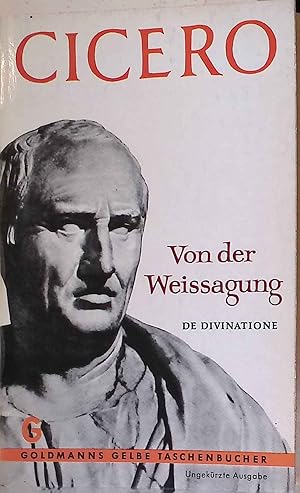 Seller image for Von der Weissagung. Goldmanns gelbe Taschenbcher ; Bd. 871 for sale by books4less (Versandantiquariat Petra Gros GmbH & Co. KG)