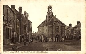 Ansichtskarte / Postkarte Brackley Northamptonshire England, Rathaus, Marktplatz