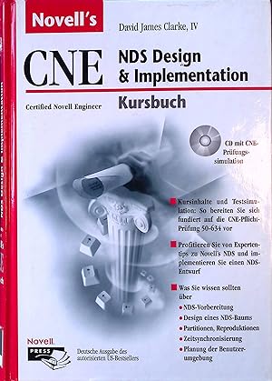 Bild des Verkufers fr Novell's CNE-NDS-Design & Implementation. Kursbuch. zum Verkauf von books4less (Versandantiquariat Petra Gros GmbH & Co. KG)