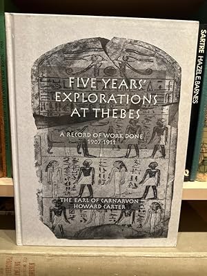 Bild des Verkufers fr Five Years' Explorations at Thebes: A Record of Work Done 1907-1911 (Kegan Paul Library of Ancient Egypt) zum Verkauf von PlanetderBuecher