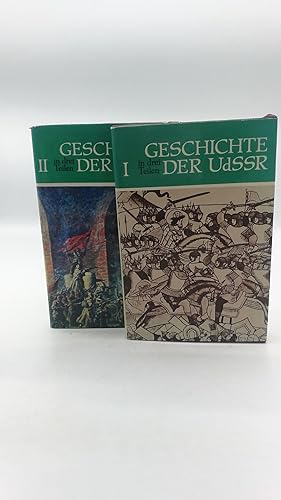 Geschichte der UdSSR in drei Teilen. Band I + II (=2 v. 3 Bände)