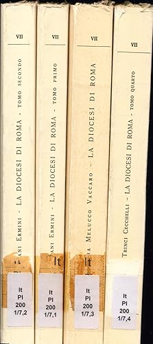 Bild des Verkufers fr La Diocesi di Roma - Tomo 1 - 4 zum Verkauf von avelibro OHG