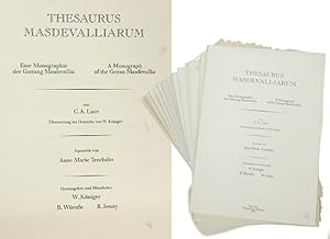 Thesaurus Masdevalliarum. 21 Bände. Eine Monographie der Gattung Masdevallia / A Monograph of the...