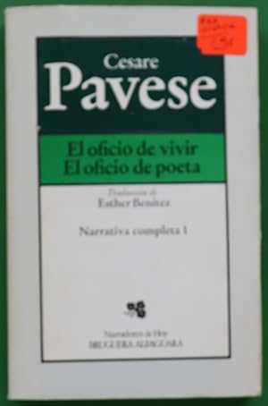 Imagen del vendedor de El oficio de vivir ; El oficio de poeta a la venta por Librera Alonso Quijano