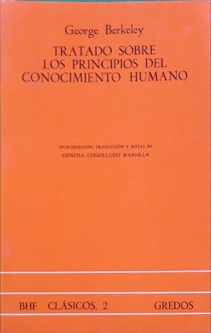 Seller image for Tratado sobre los principios del conocimiento humano for sale by Librera Alonso Quijano