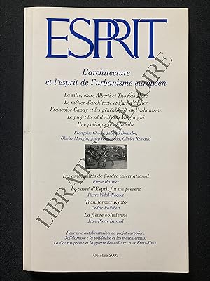 ESPRIT-OCTOBRE 2005-L'ARCHITECTURE ET L'ESPRIT DE L'URBANISME EUROPEEN