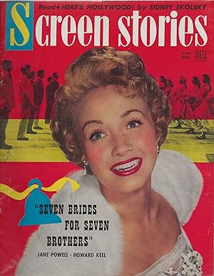 Screen Stories Magazine June 1954 "Seven Brides for Seven Brothers"!