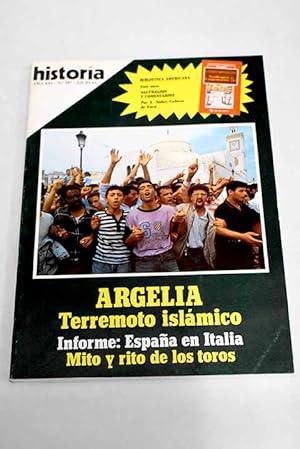 Imagen del vendedor de Historia 16, Ao 1992, n 197:: Argelia, el terremoto islmico. La perla de Francia: conquista, colonizacin e independencia, 1830-1962; Argelia, el terremoto islmico: treinta aos de independencia; Catalua y la Espaa nueva: los anarcosindicalistas y el hecho nacional cataln durante la guerra civil; Recuerdos de la Guerra de la Independencia; Puntualizaciones sobre la expulsin de los judos: algunas consecuencias, irona y propaganda en el V Centenario; Espaa en Italia: cinco siglos de historia; El Consejo de Italia: la gobernacin de los dominios hispnicos (1556-1717); El Estado de Miln; El Reino de Npoles: desde Alfonso el Magnnimo a Carlos III; Sicilia, frontera de la cristiandad; El Reino de Cerdea a la venta por Alcan Libros