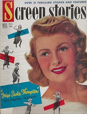 Screen Stories Magazine March 1954 Rita Hayworth, James Stewart!
