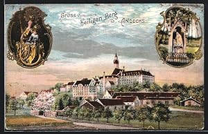 Ansichtskarte Andechs, das Kloster auf dem Heiligen Berg, Marienbild